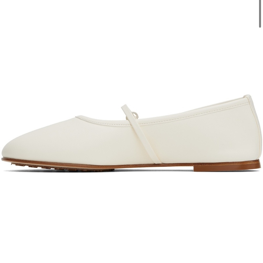 Dear Frances Balla Cream Mary Jane Ballet Flats size 41 - Picture 5 of 7
